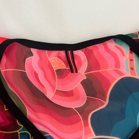 Colorful Floral Swim Coverup - Picture 6 of 7